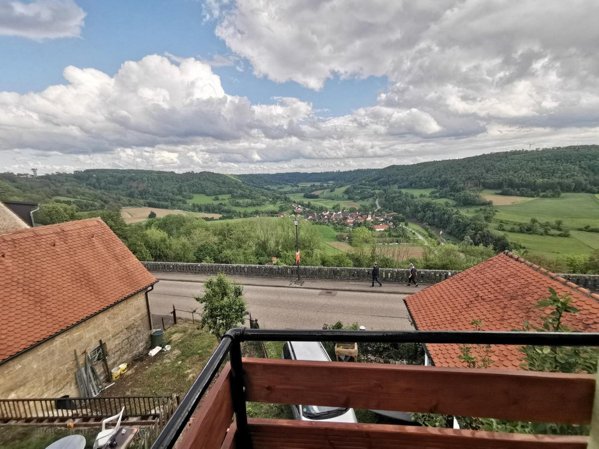 Ferienwohnung Panoramablick Langenburg Exterior foto